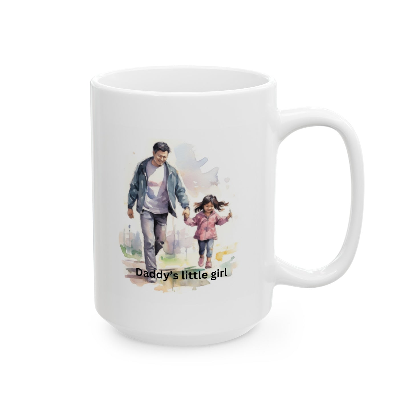 Daddy's Little Girl, Father's Day Ceramic Mug, (11oz, 15oz)