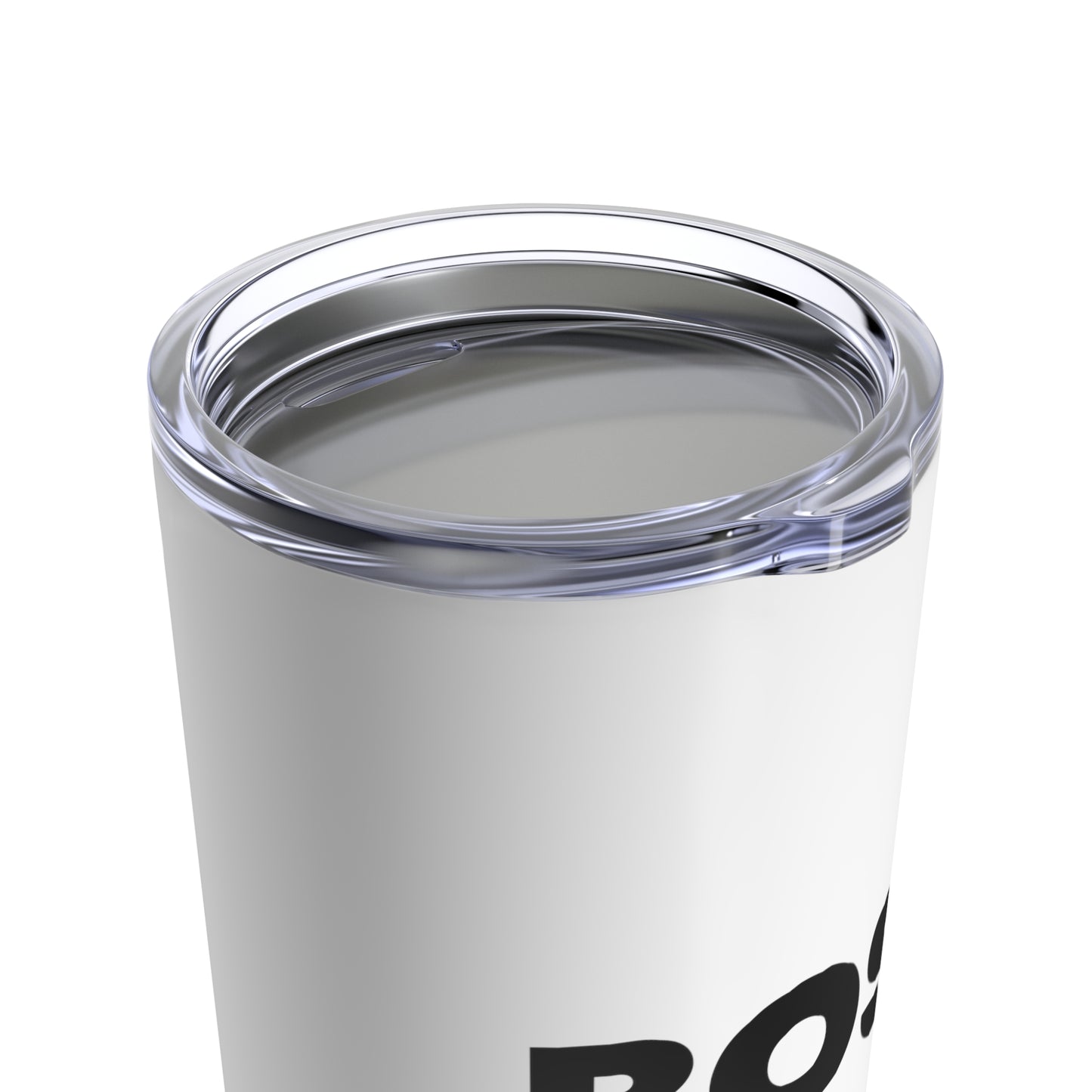 The Boss White Tumbler 20oz