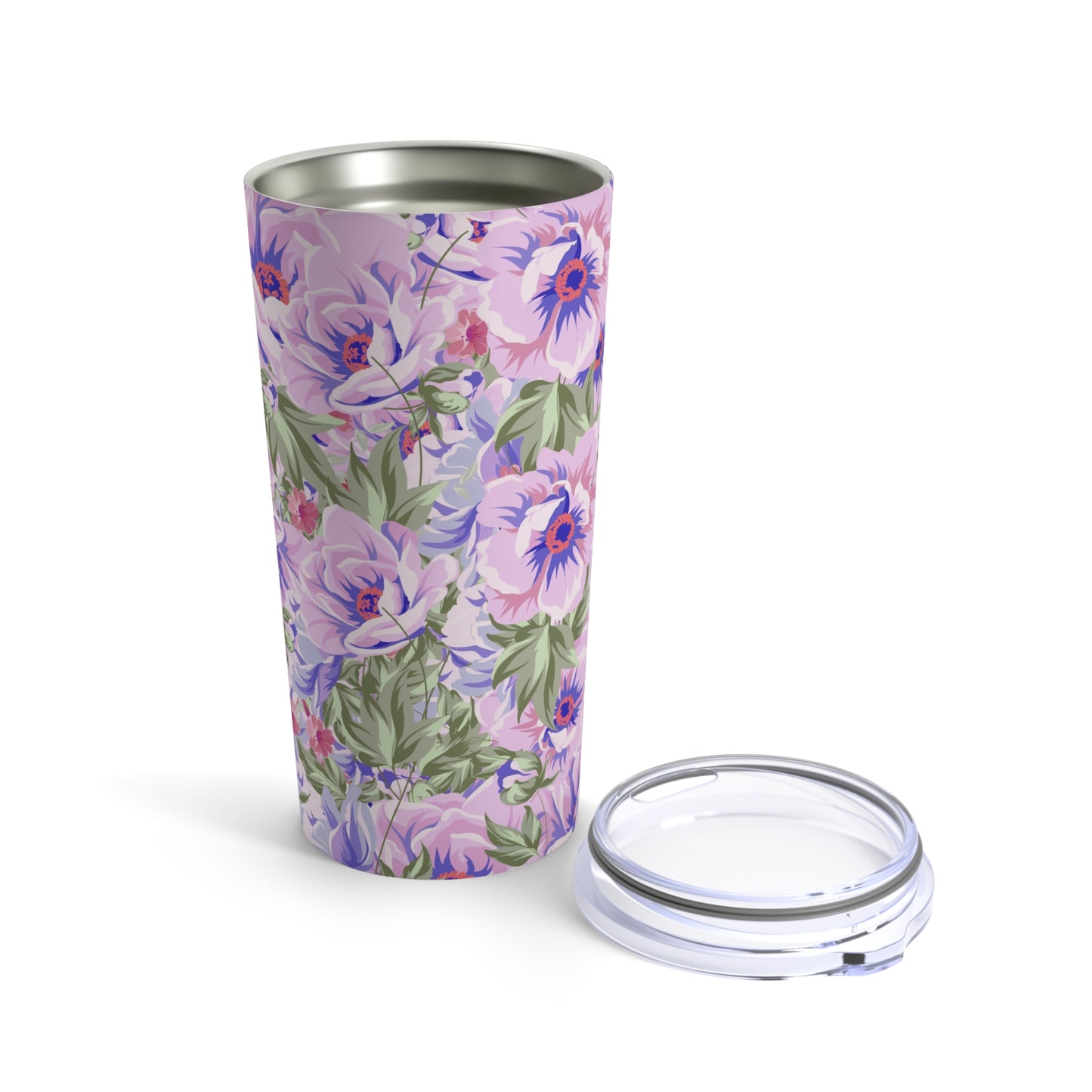 Purple Boho Flowers Tumbler 20oz