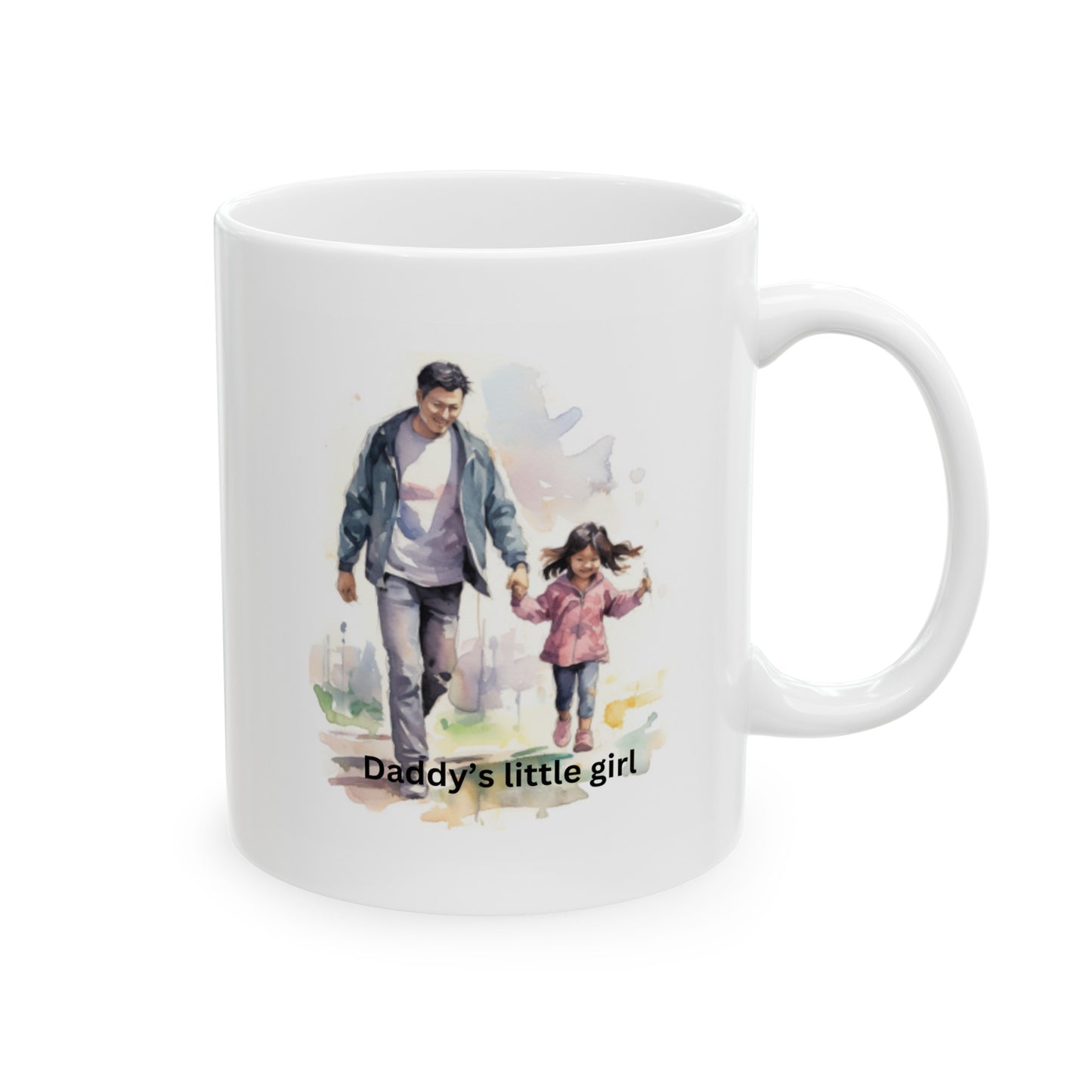 Daddy's Little Girl, Father's Day Ceramic Mug, (11oz, 15oz)