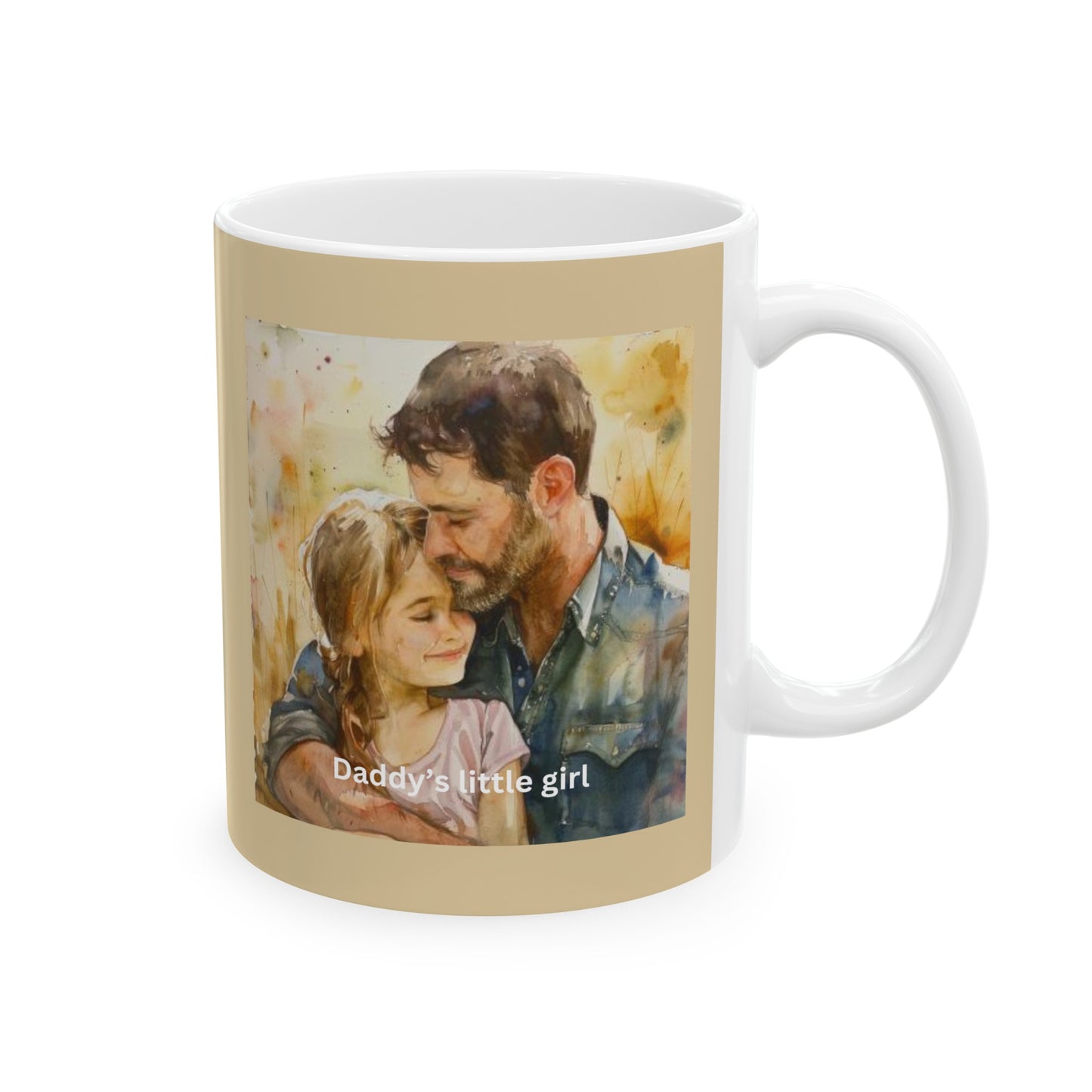 Daddy's Little Girl, Father's Day Ceramic Mug, (11oz, 15oz)