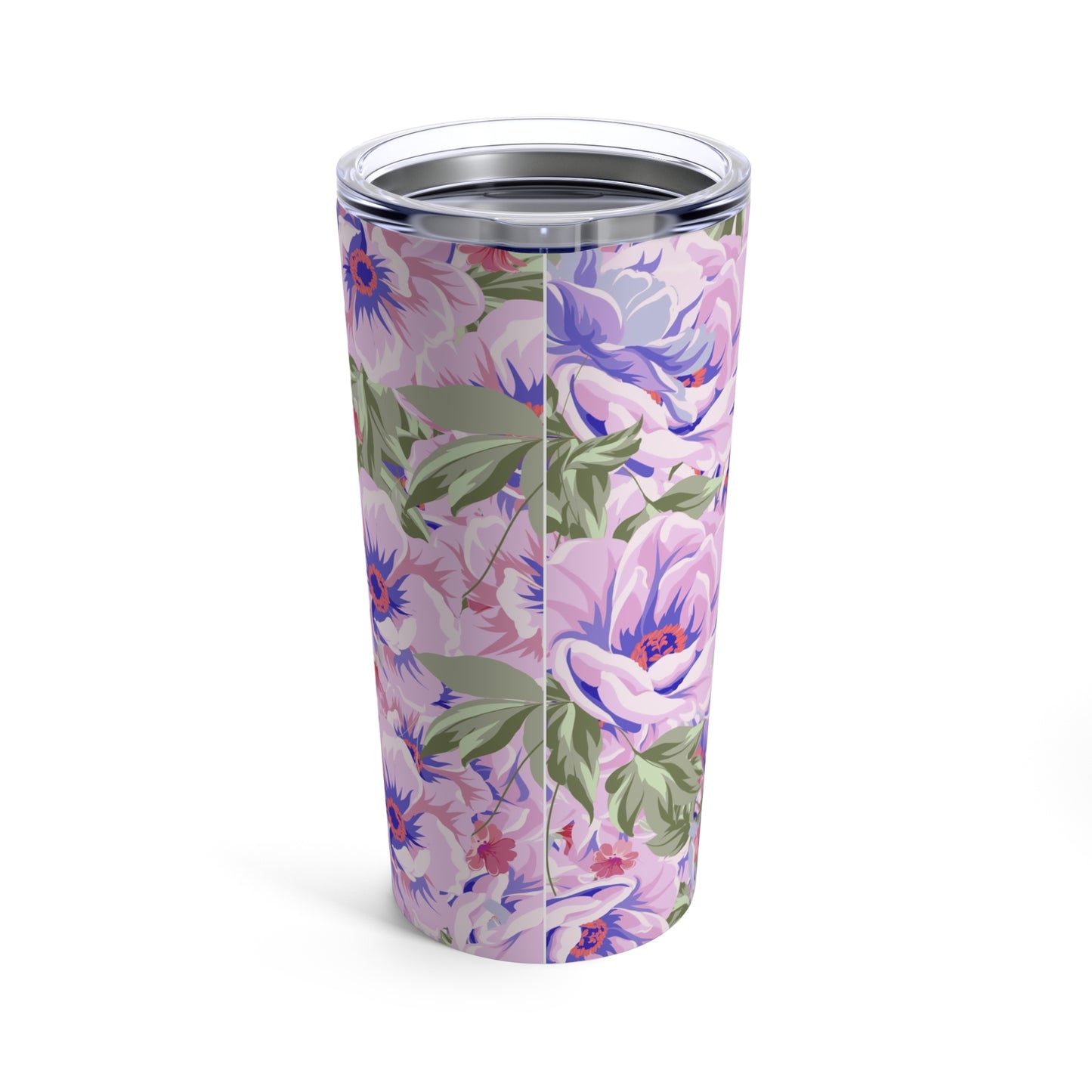 Purple Boho Flowers Tumbler 20oz