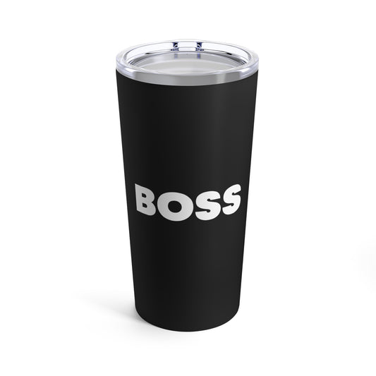 The Boss Black Tumbler 20oz