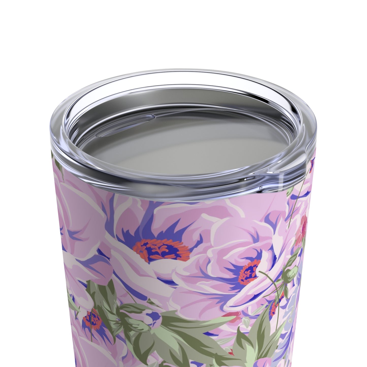 Purple Boho Flowers Tumbler 20oz